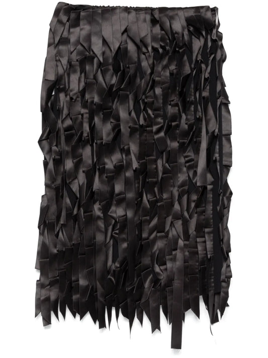 Ribbon-Embellishment Skirt