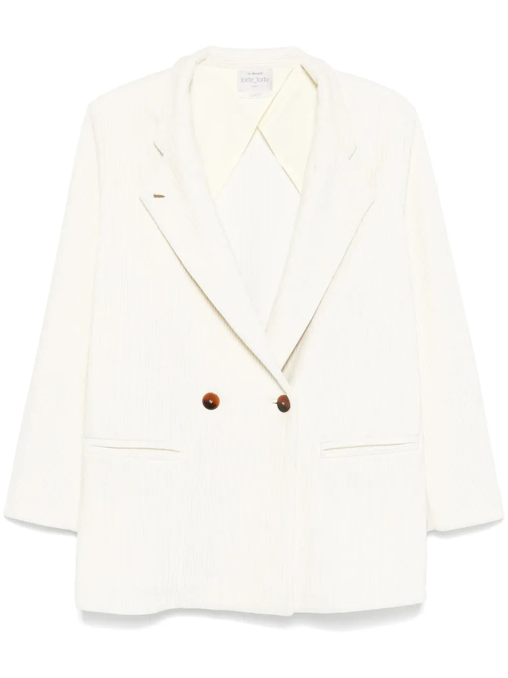 Double-Breasted Corduroy Blazer