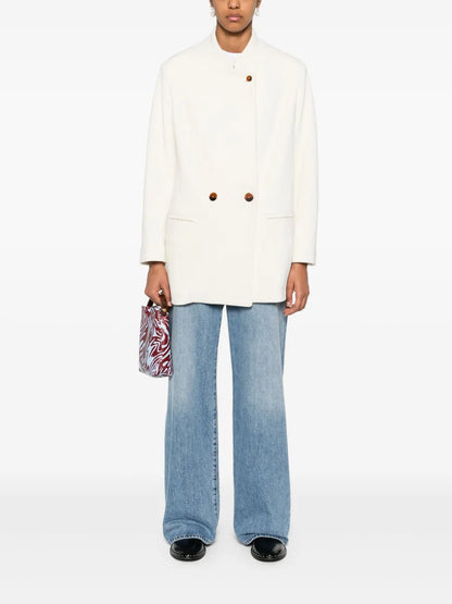 Double-Breasted Corduroy Blazer