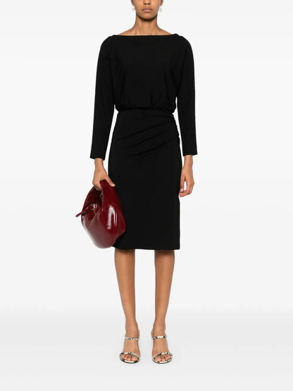 Ruched Midi Dress