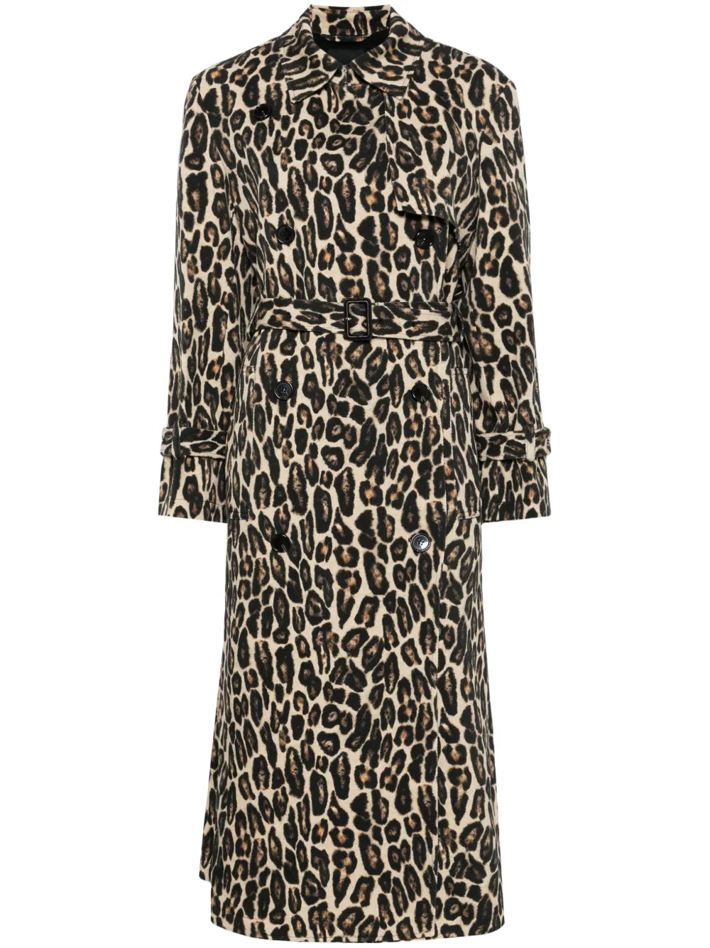 Leopard Trench Coat
