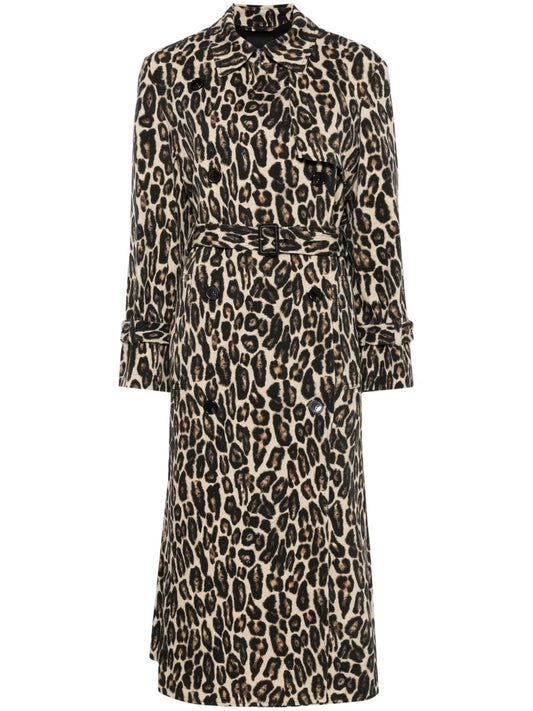Leopard Trench Coat