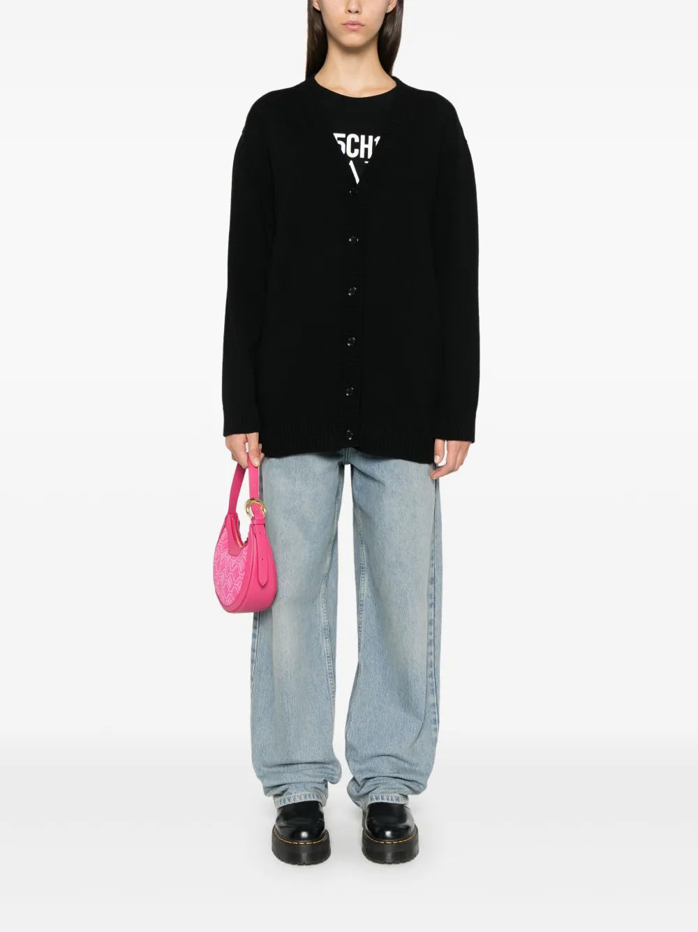 Intarsia-Knit Cardigan
