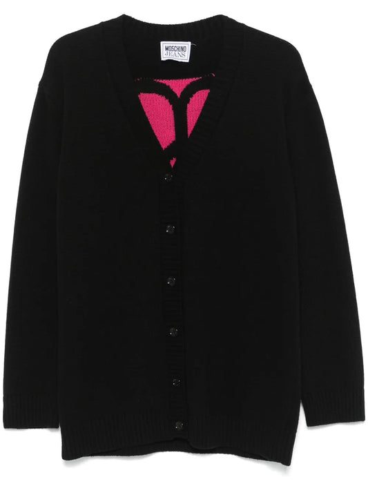 Intarsia-Knit Cardigan