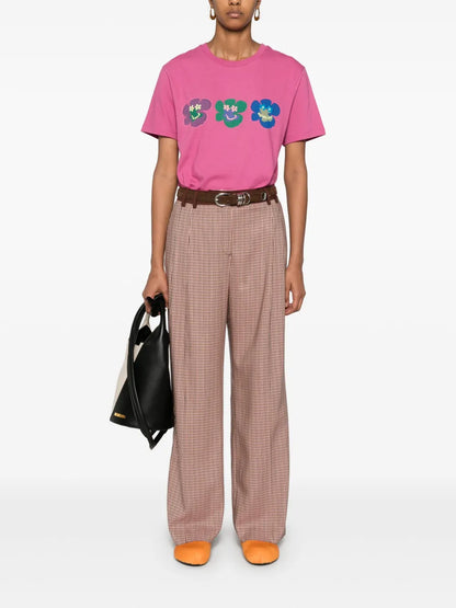 Check-Pattern Trousers