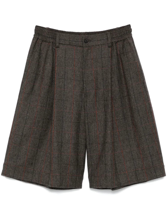Check-Pattern Shorts