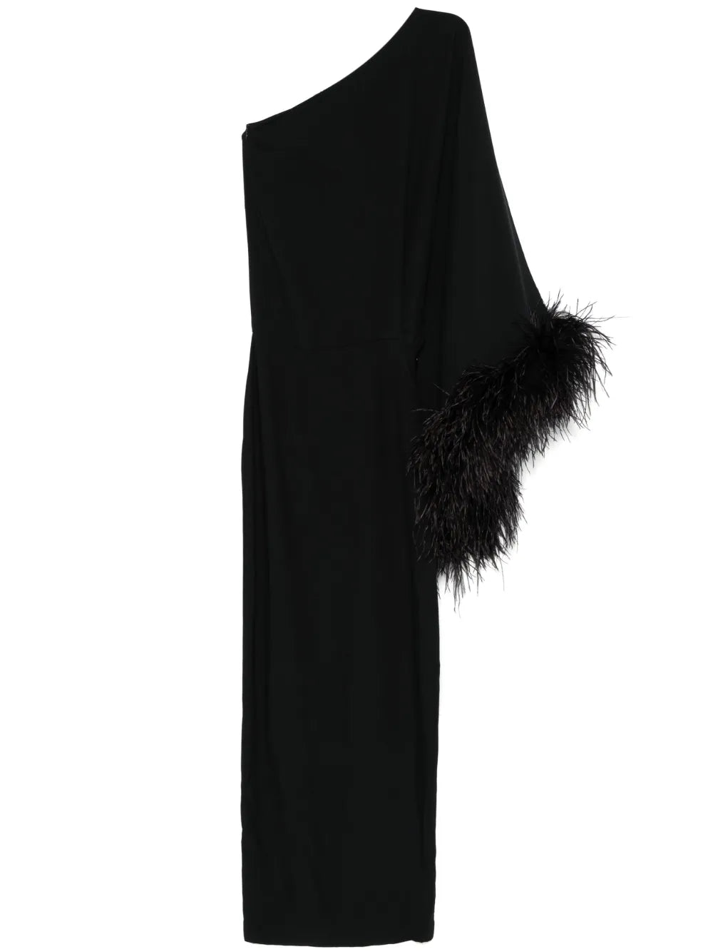 Feathered Eternity Maxi Dress