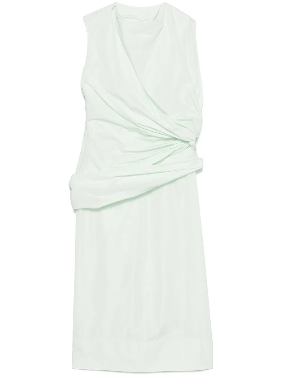 Knot-Detail Midi Dress