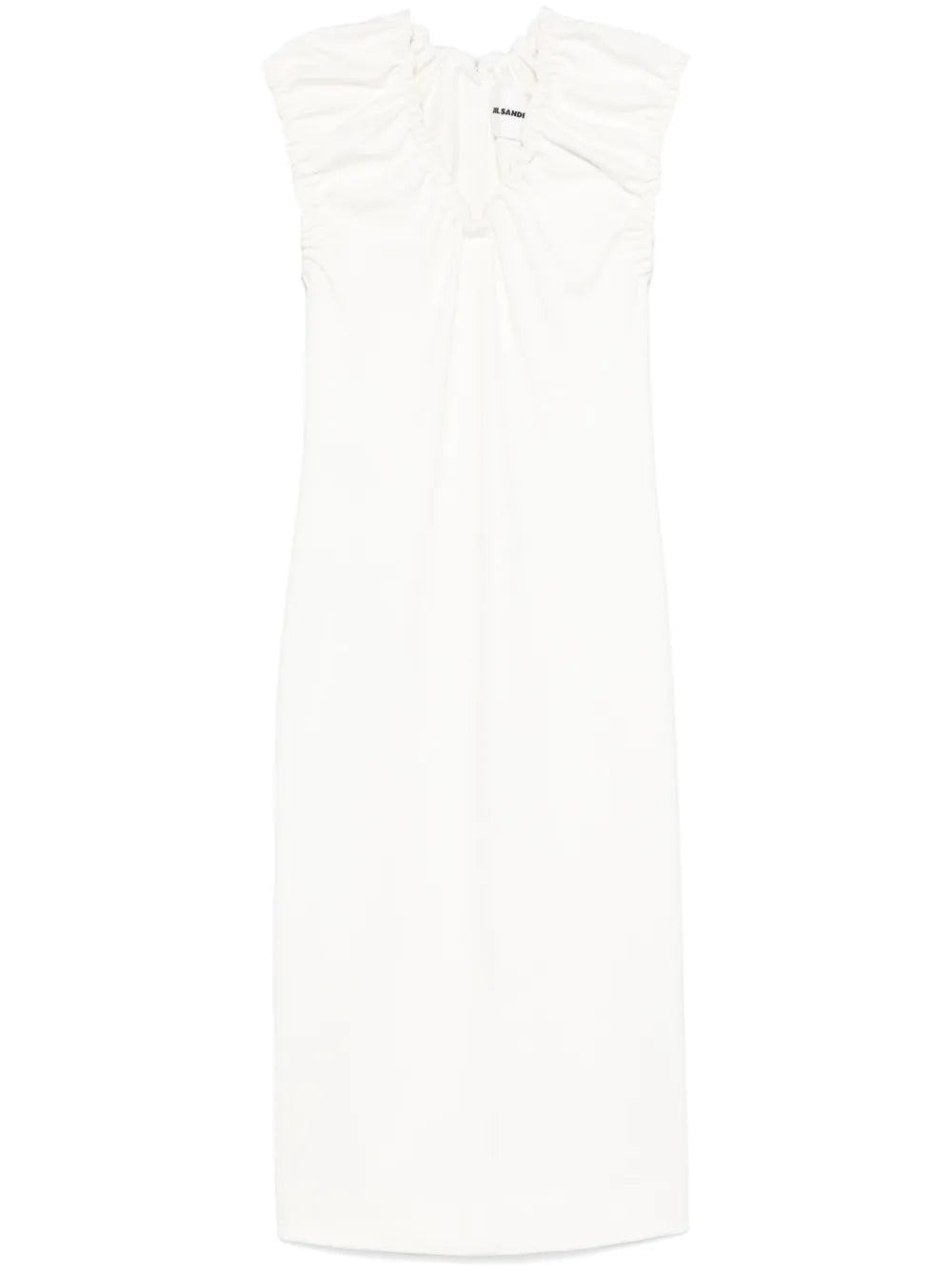 Gathered Midi Dress
