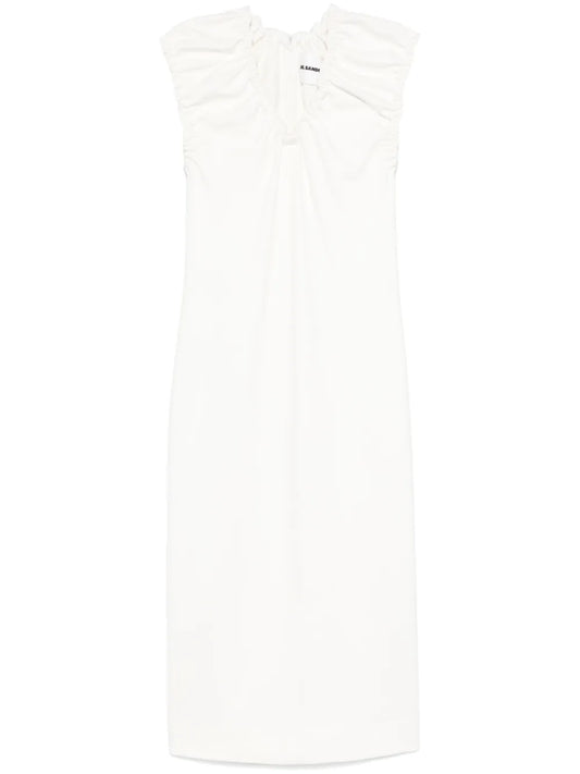 Gathered Midi Dress