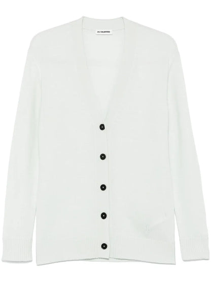 Logo-Embroidered Cardigan