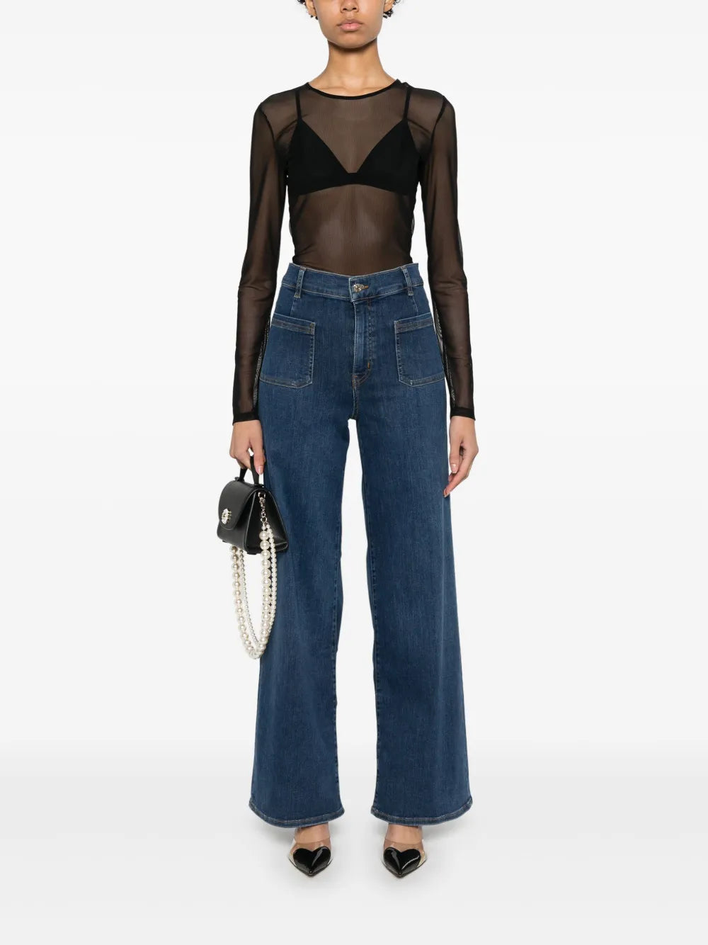 Le Slim Palazzo Jeans