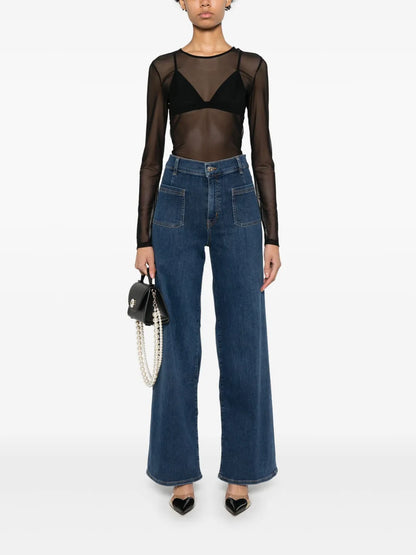 Le Slim Palazzo Jeans