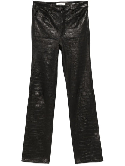 The Leather Ruler Trousers