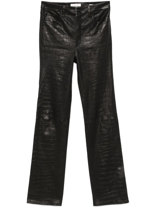 The Leather Ruler Trousers