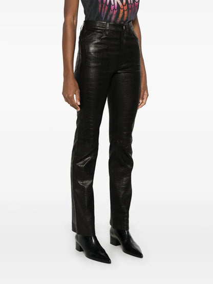 The Leather Ruler Trousers