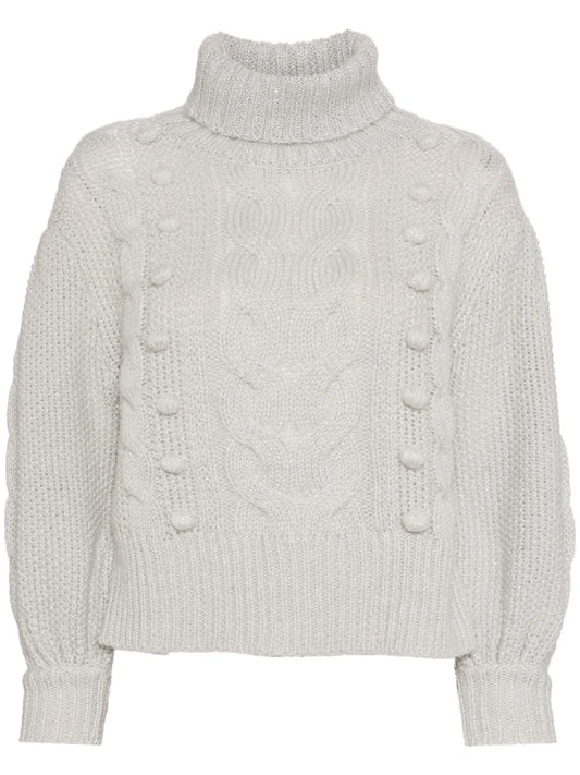 Cable-Knitted Jumper