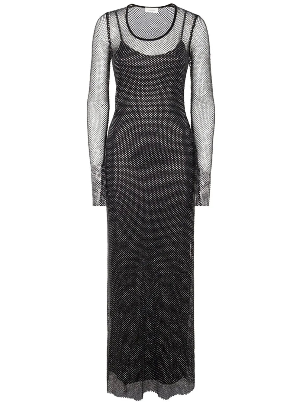 Crystal Embellishment Maxi Dress