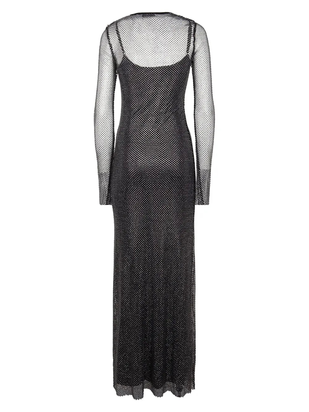 Crystal Embellishment Maxi Dress