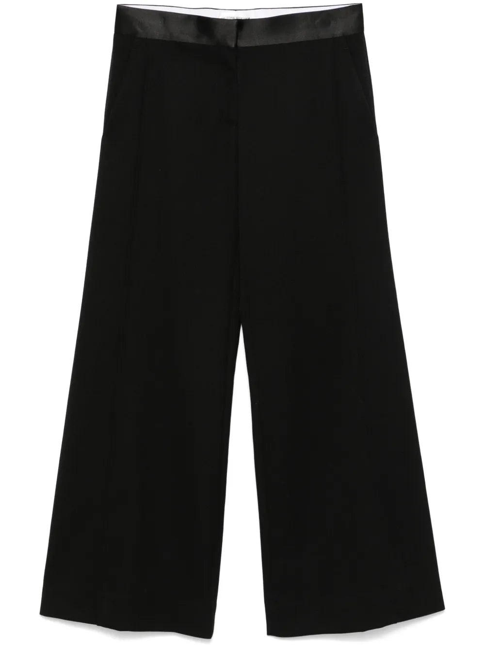 Satin-Trim Trousers