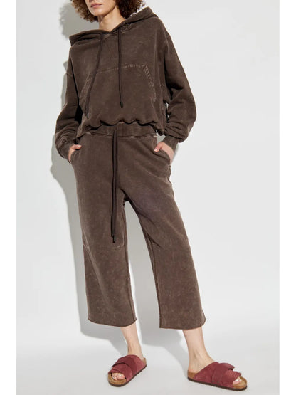 Cotton Flared Trousers