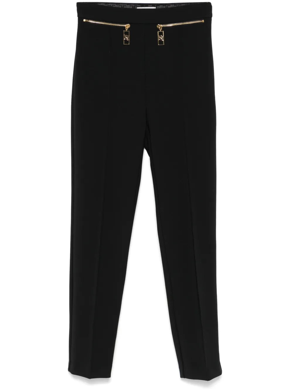 Straight-Leg Crepe Trousers