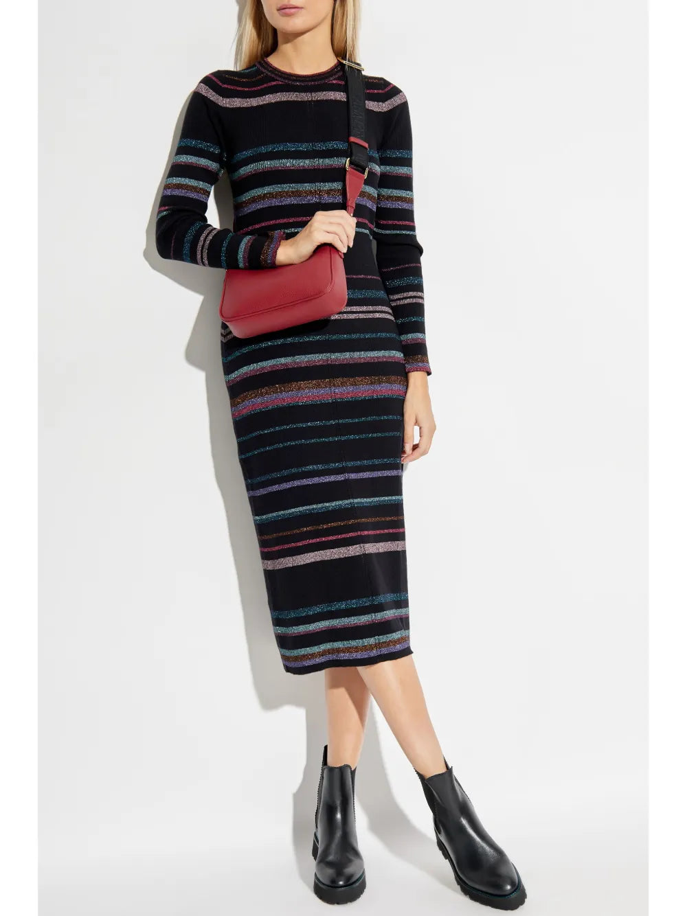 Striped Midi Dress