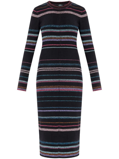 Striped Midi Dress