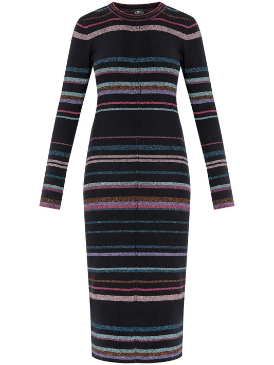 Striped Midi Dress