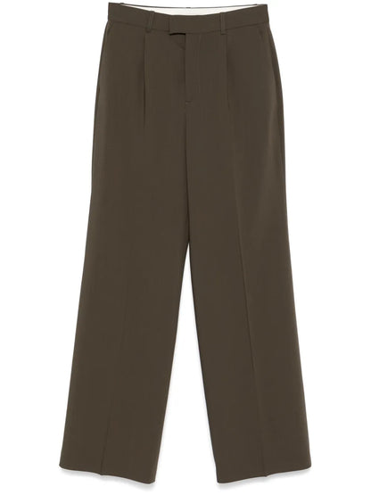 Single-Pleated Trousers