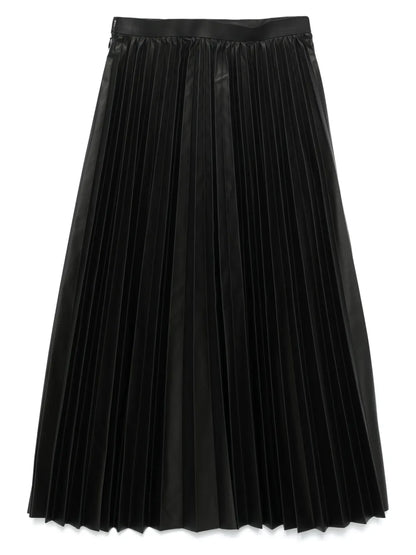 Pleated Midi Skirt