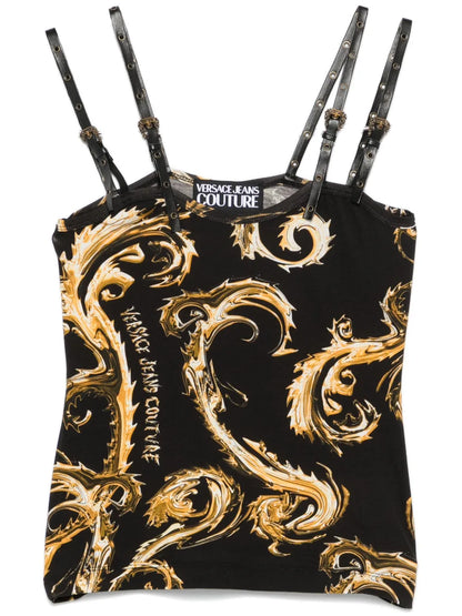 Chromo Couture-Print Top