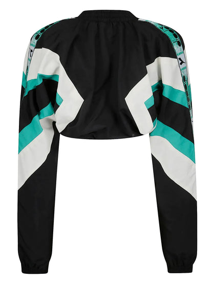 Logo-Tape Cropped Jacket
