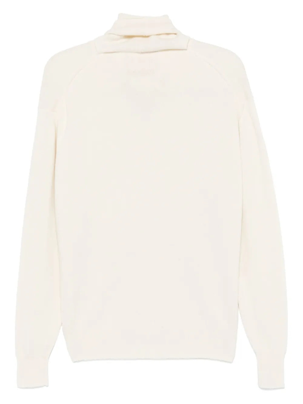 Shawl-Embellished Sweater