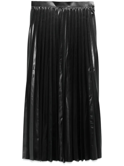 Pleated Midi Skirt