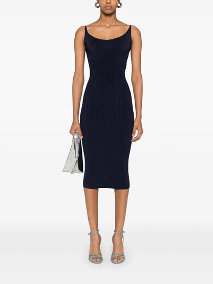 Ribbed Midi Dress