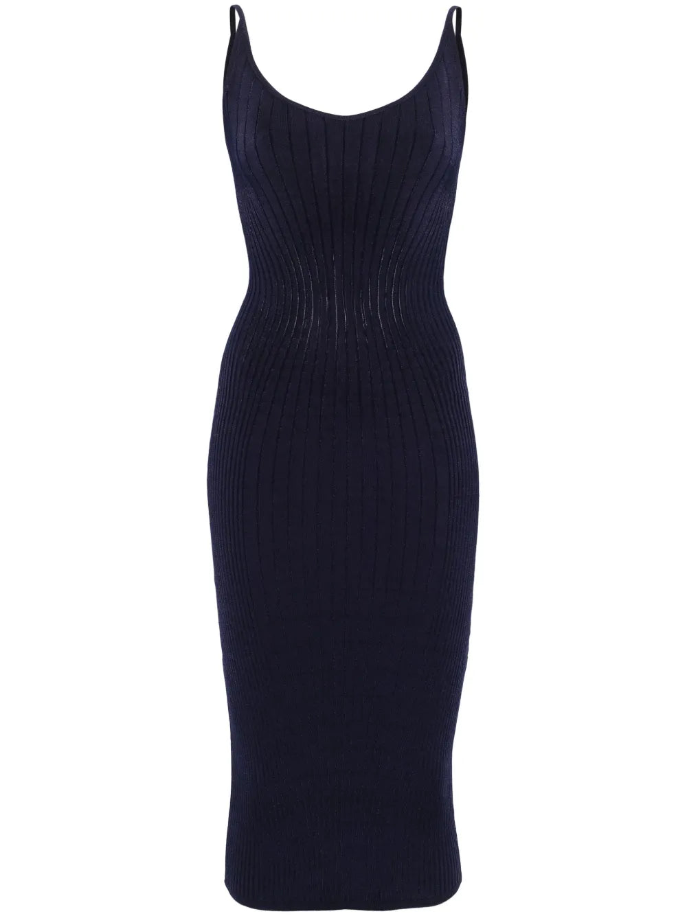 Ribbed Midi Dress