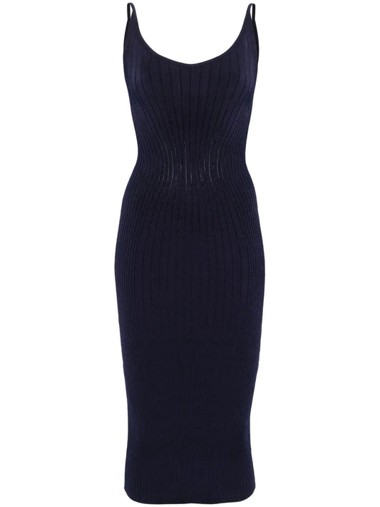 Ribbed Midi Dress