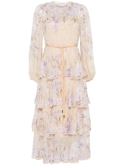 Eden Lace Edge Midi Dress