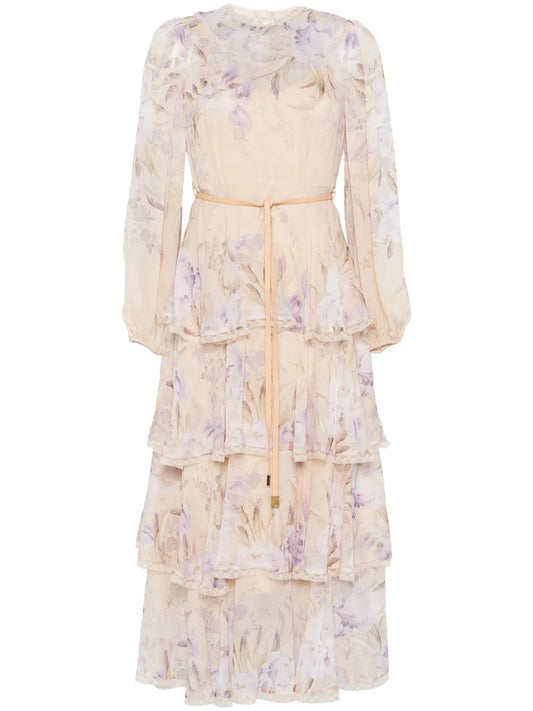 Eden Lace Edge Midi Dress