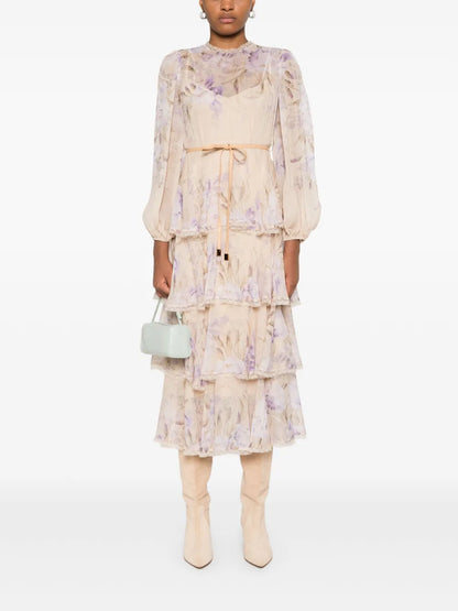 Eden Lace Edge Midi Dress