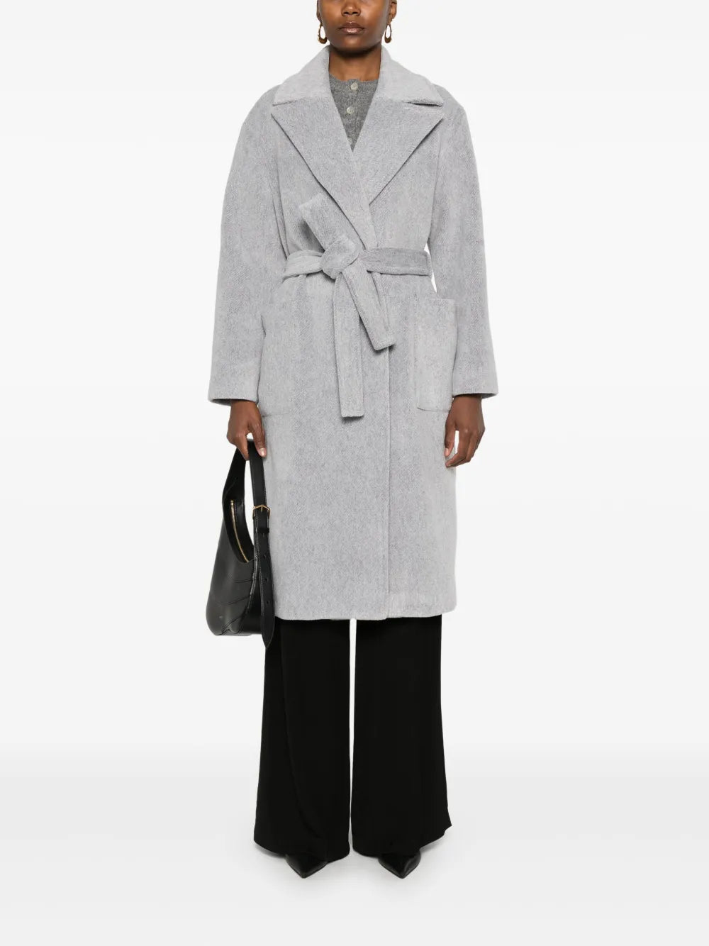 Twill Palazzo Pants