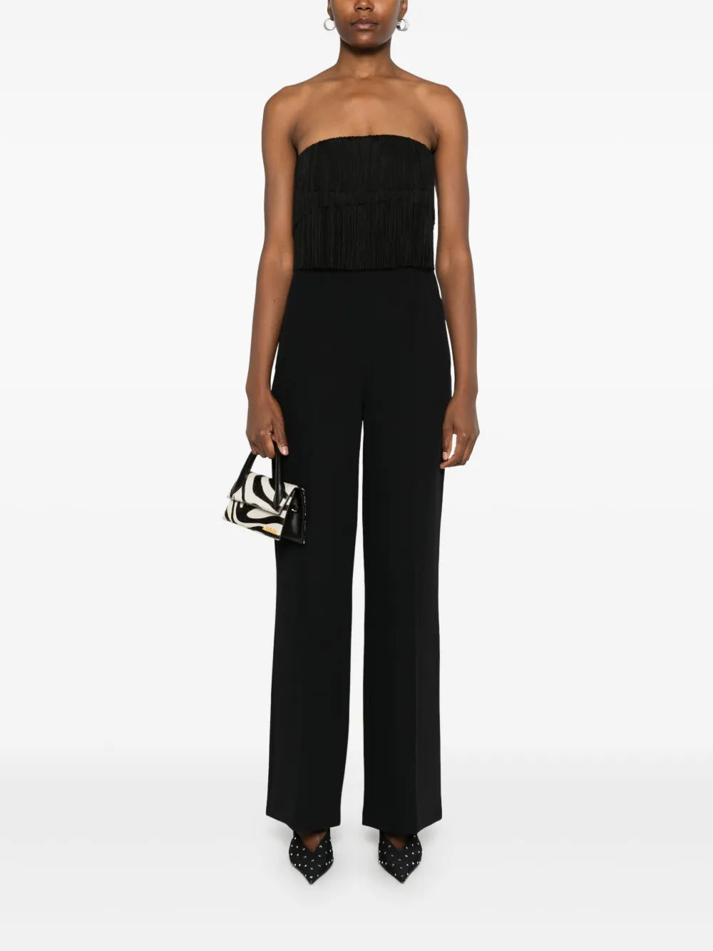 Fringe-Detail Jumpsuit