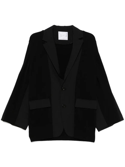 Knit-Panels Blazer
