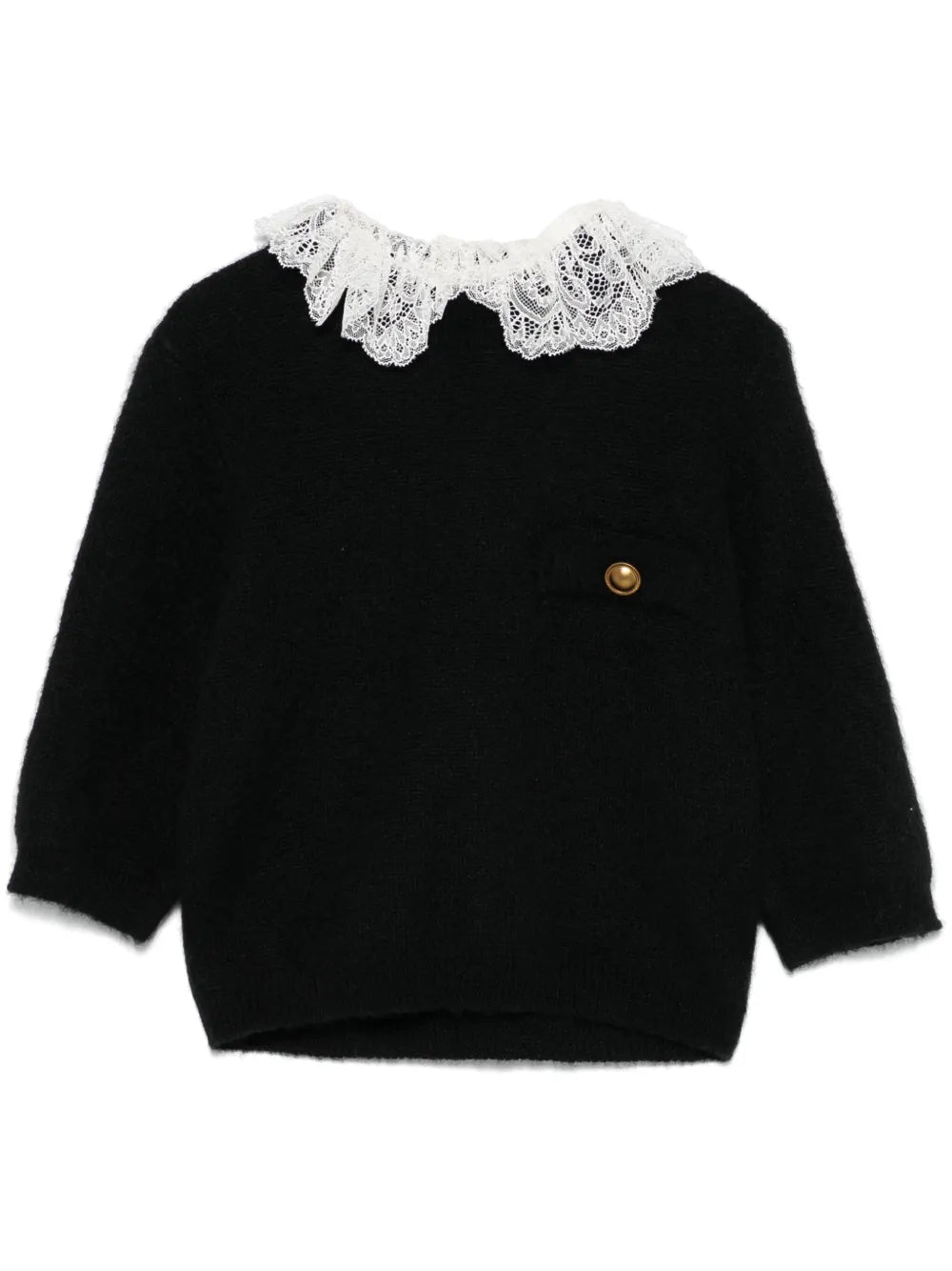 Lace-Collar Sweater