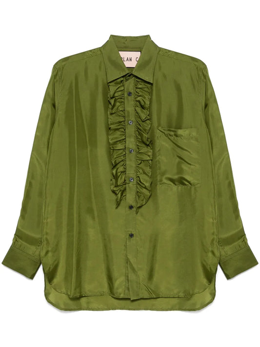 Ruffle-Detailed Shirt