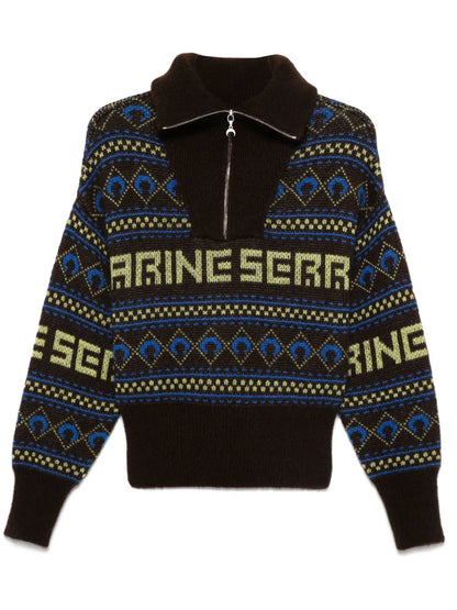 Jacquard Knit Sweater