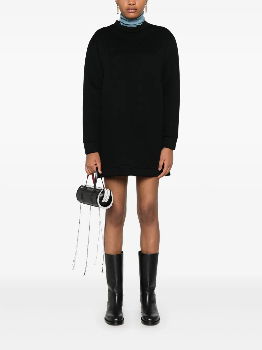 Scuba-Jersey Mini Dress