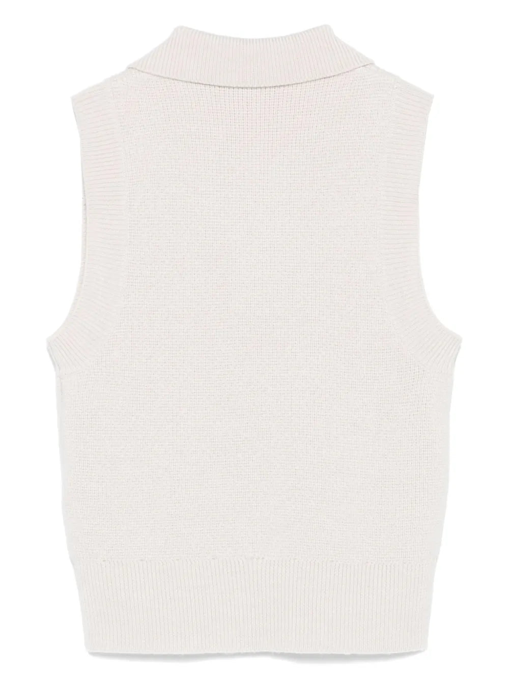 Merino Wool Polo Top