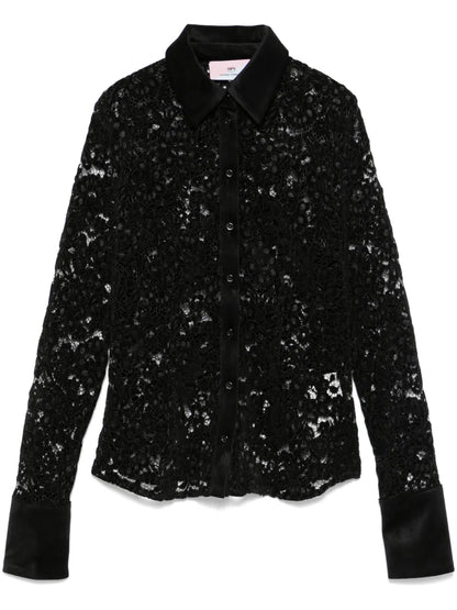 Corded-Lace Shirt